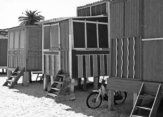 Strandhaus aus Holz - Cagliari, Italien 1983